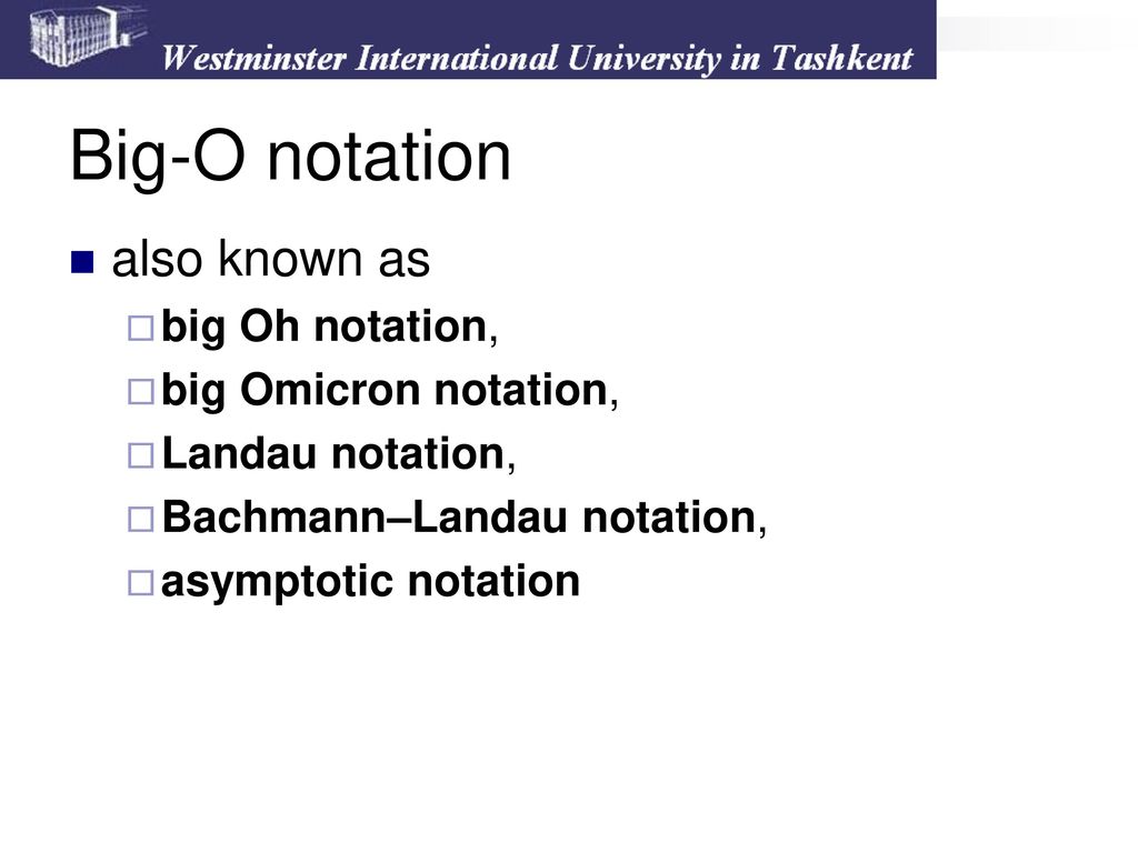 Big-O notation Linked lists - ppt download