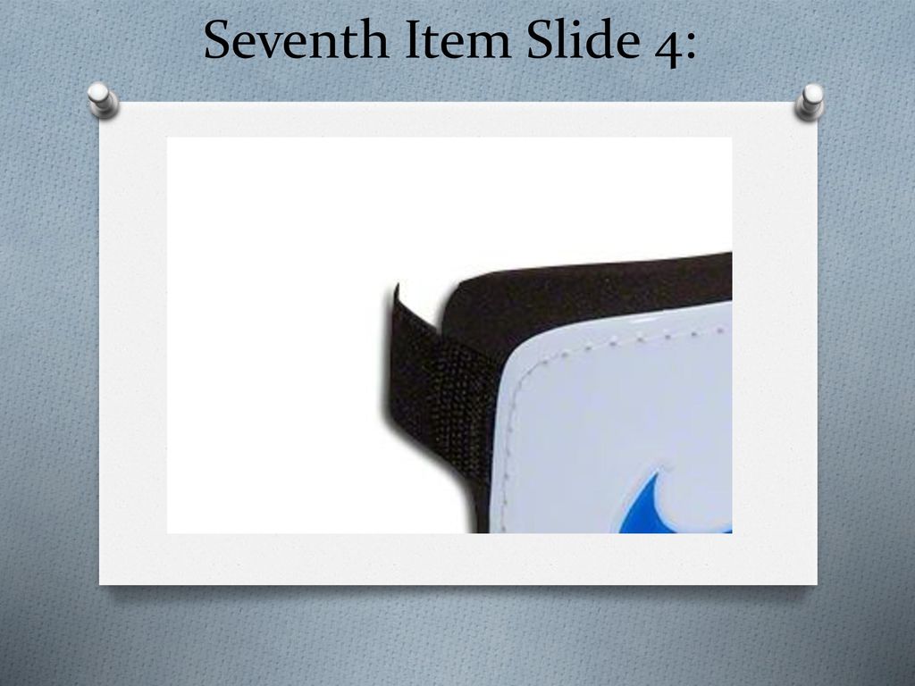 Seventh Item Slide 4: