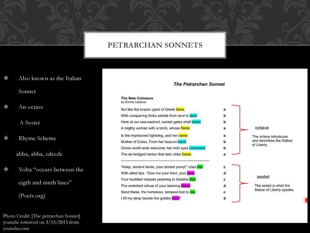 Shakespeare and Sonnets ppt download