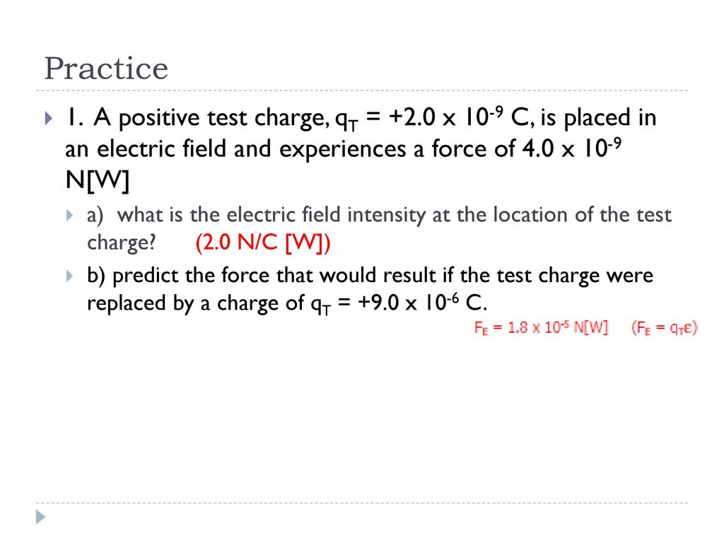 Electric Fields Pg Ppt Download