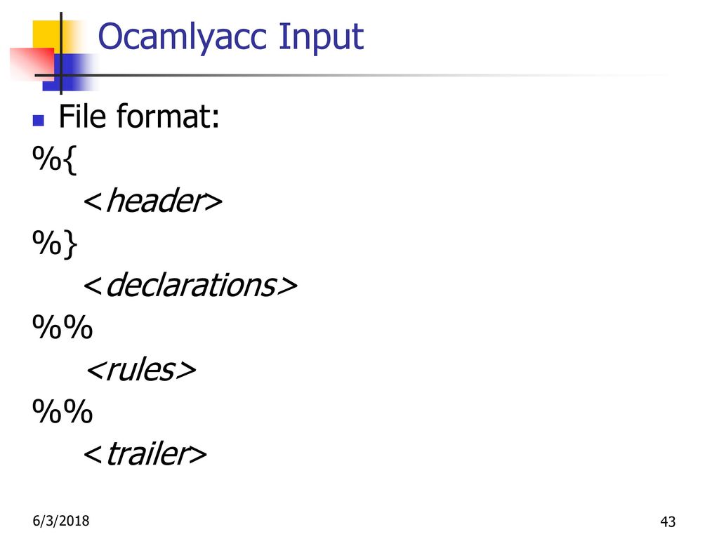 Programming Languages and Compilers (CS 421) - ppt download