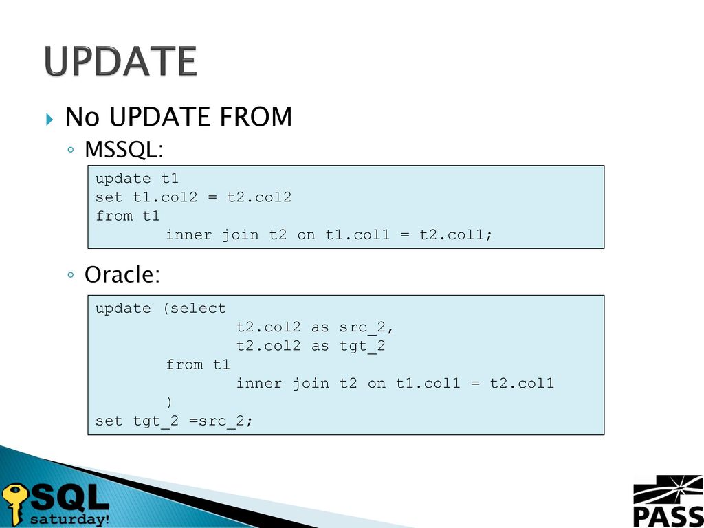 Become a bilingual dba oracle for the sql server dba ppt download