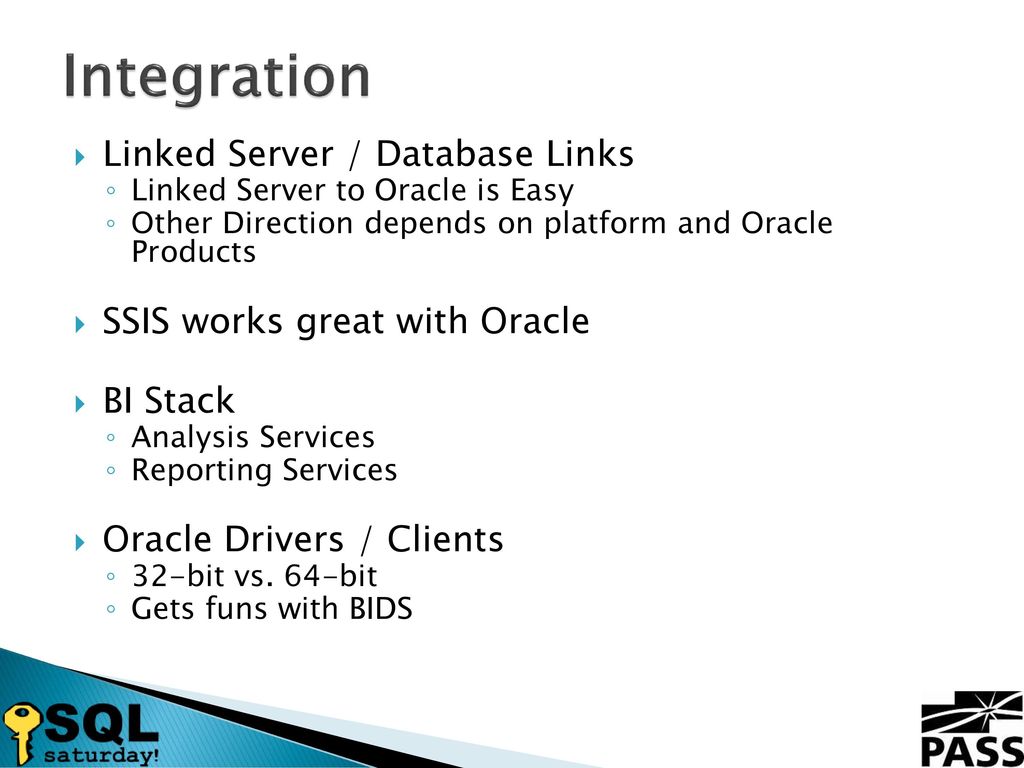 Become a bilingual dba oracle for the sql server dba ppt download