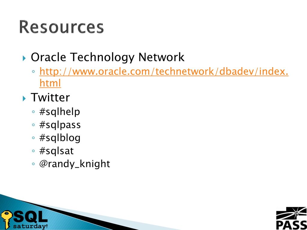 Become a bilingual dba oracle for the sql server dba ppt download