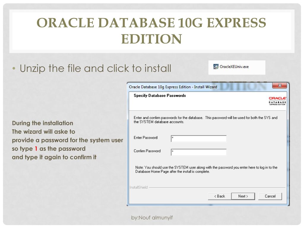 how to install oracle 10g how to install oracle 10g