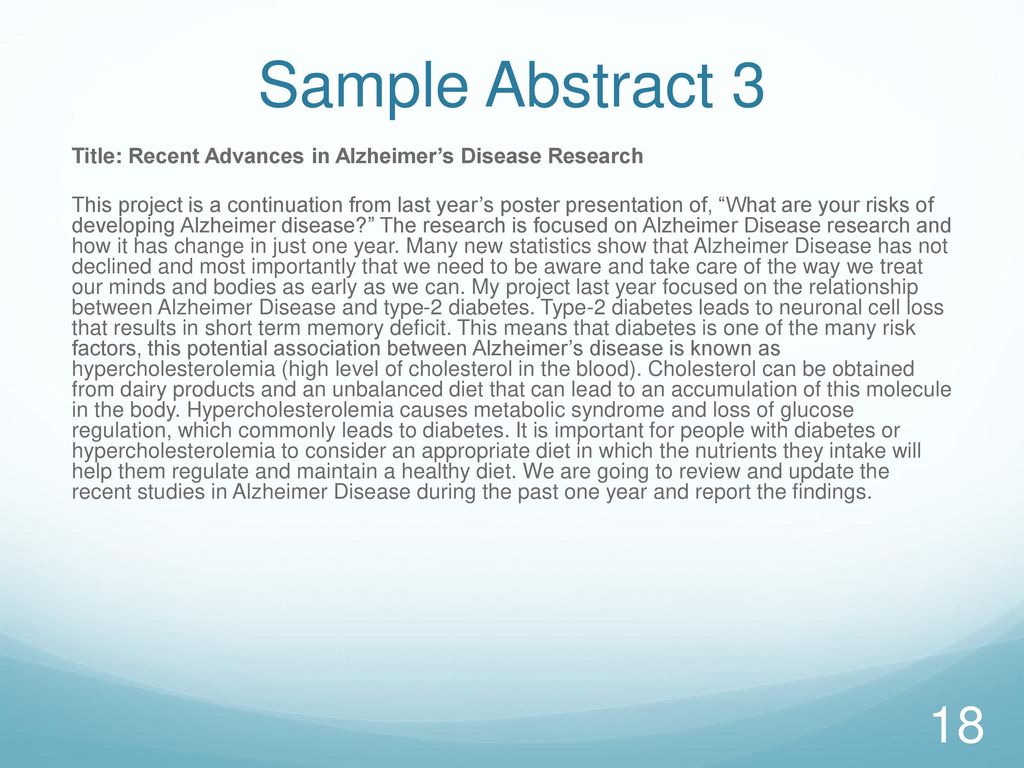 Writing Abstracts For Research Projects Ppt Download