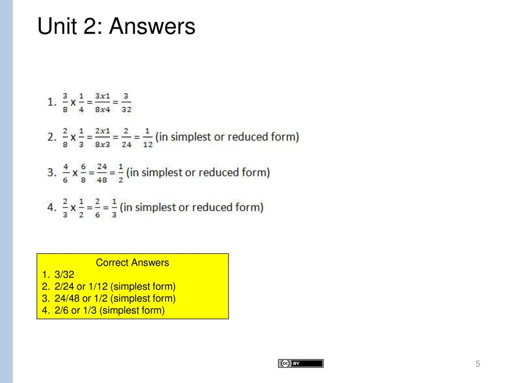 Unit 2 Multiplying Fractions ppt download