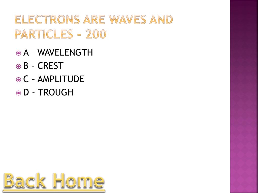 Electrons Are Waves And Particles Ppt Download 
