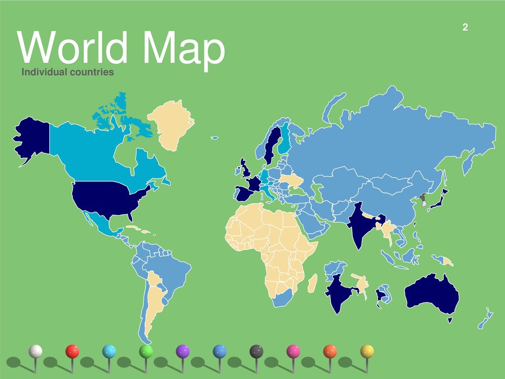 World Map 2 Individual countries 2
