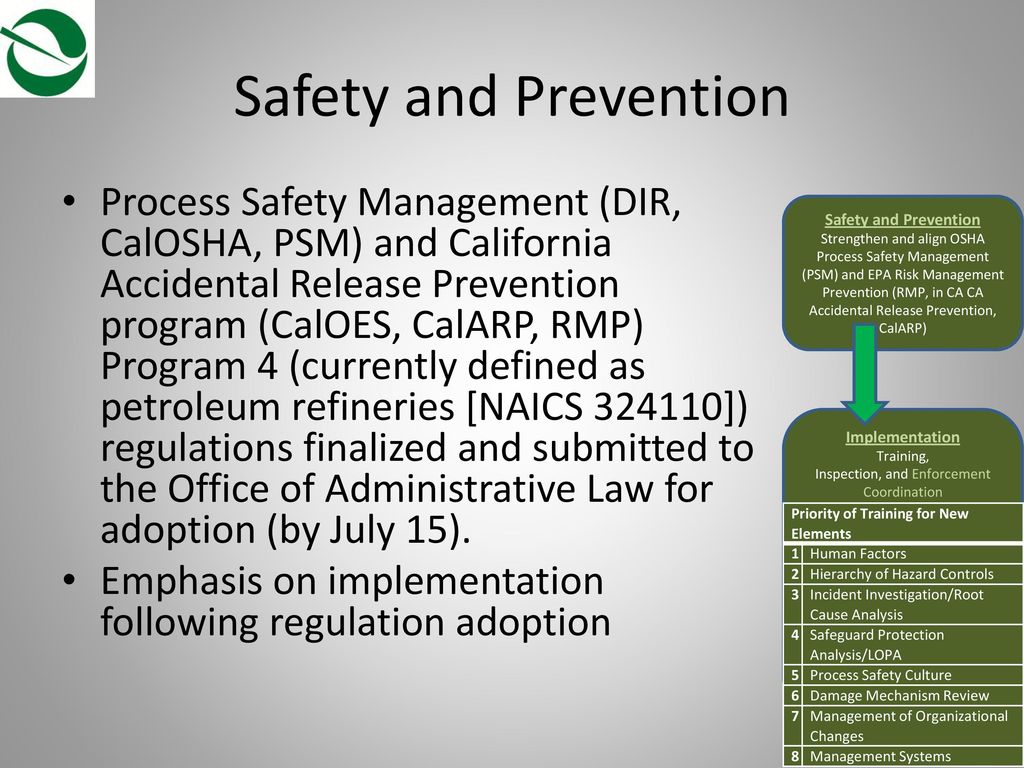 Calepa interagency refinery task force irtf ppt download