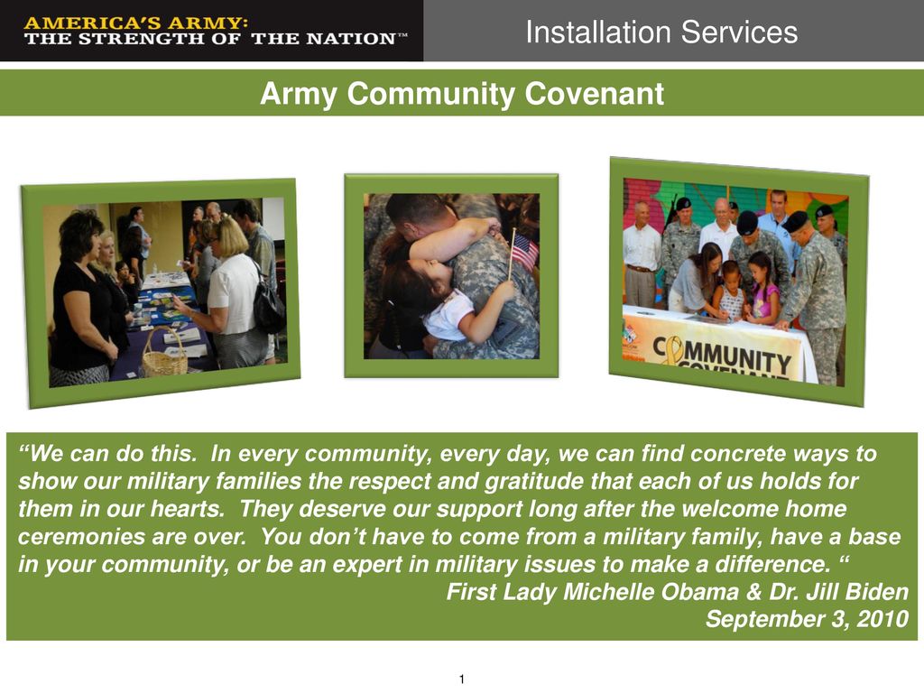 Army Community Covenant - ppt download