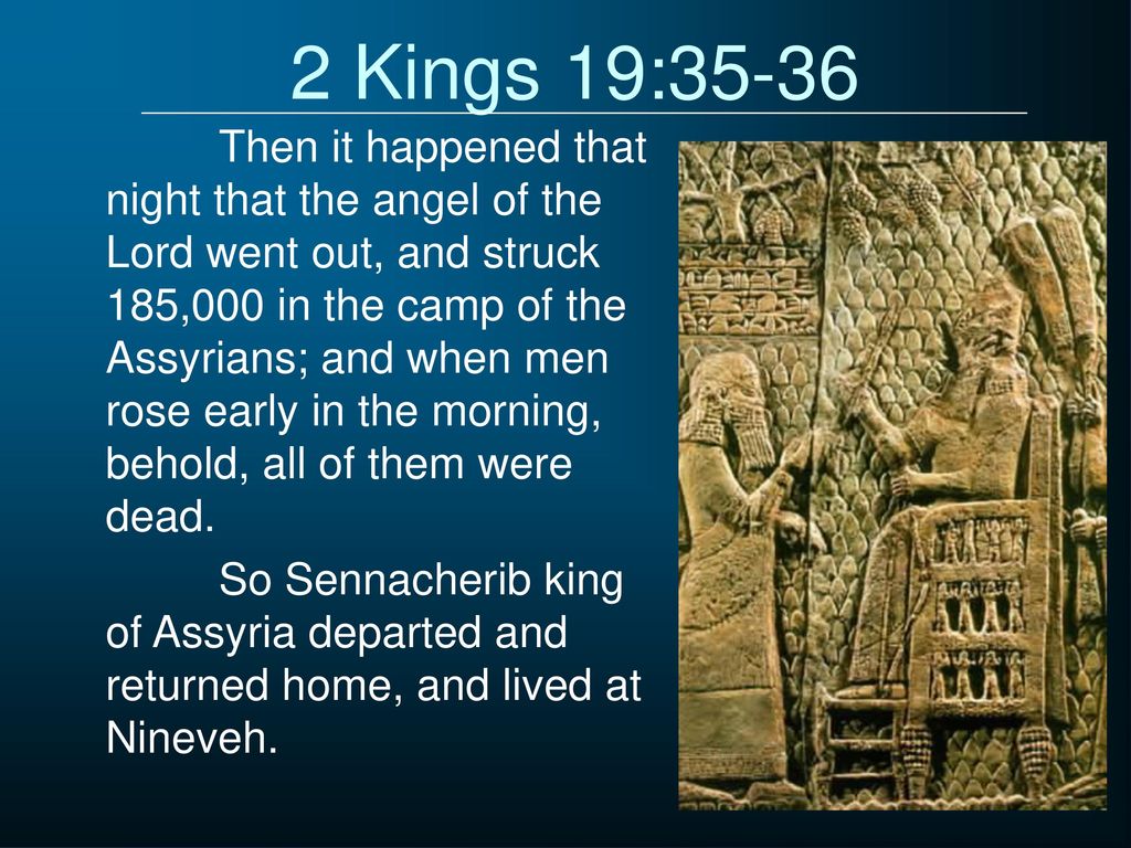 2 Kings 19:35-36