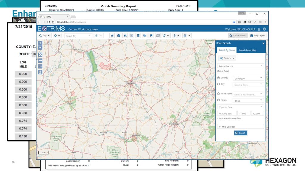 Enhanced TN Roadway Information Management System (ETRIMS)
