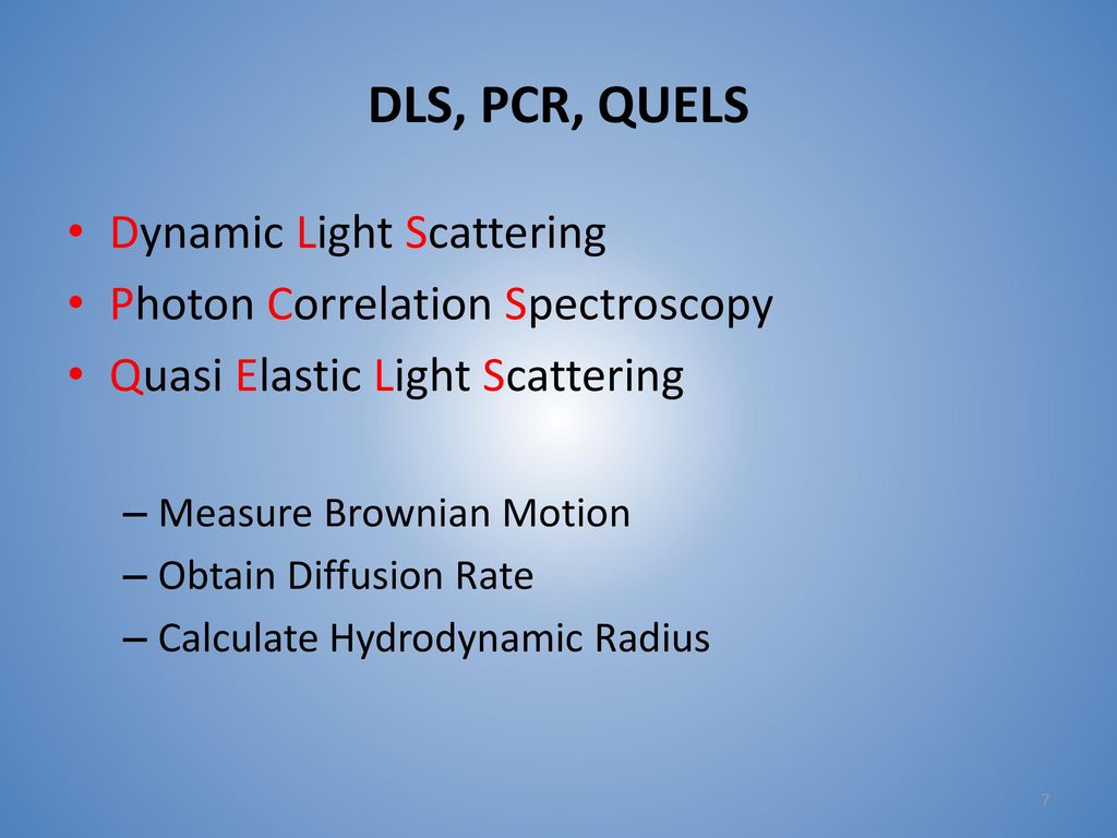 Light Scattering: What you can and cannot get from it? - ppt download
