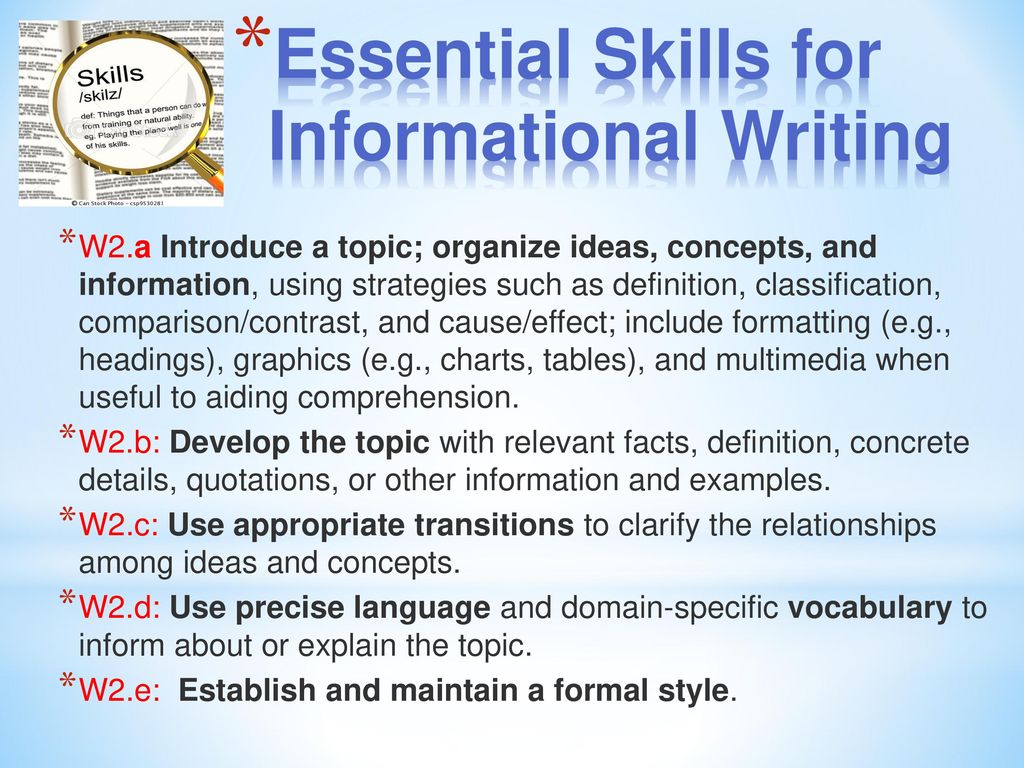 define informative writing