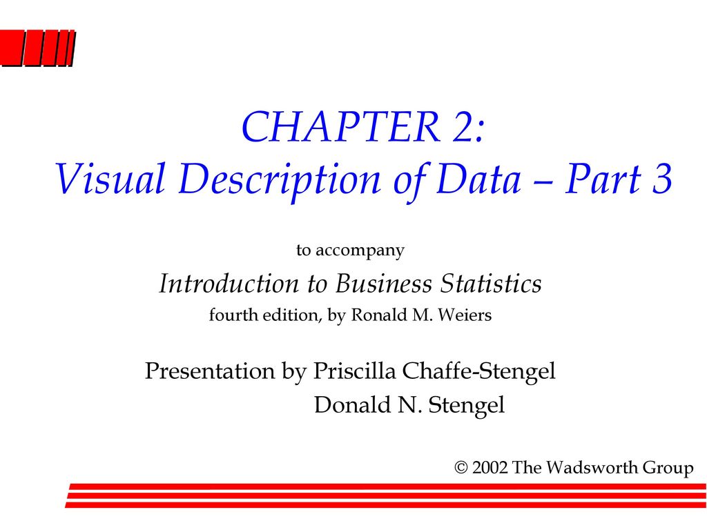 Chapter 2 visual description of data part 3 ppt download