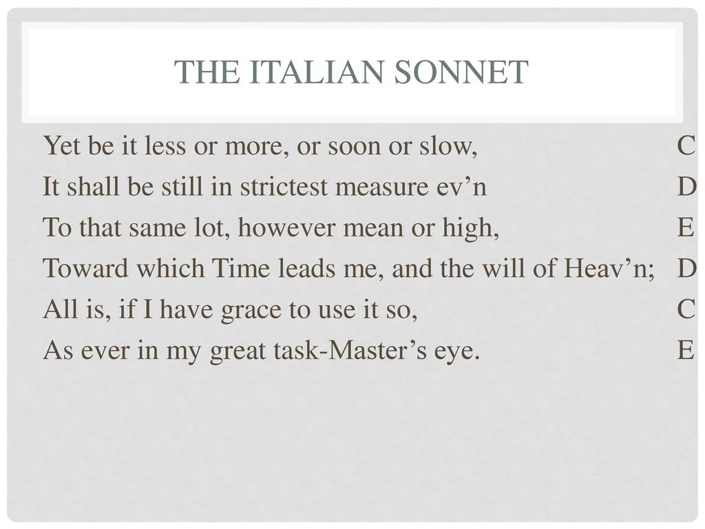 HOW TO WRITE A SONNET. - ppt download