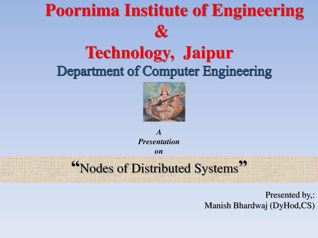 “Nodes of Distributed Systems” - ppt download