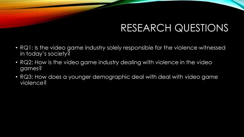 Do Violent Video Games impact society? - ppt download