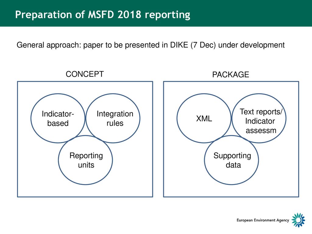 Preparation of MSFD 2018 reporting