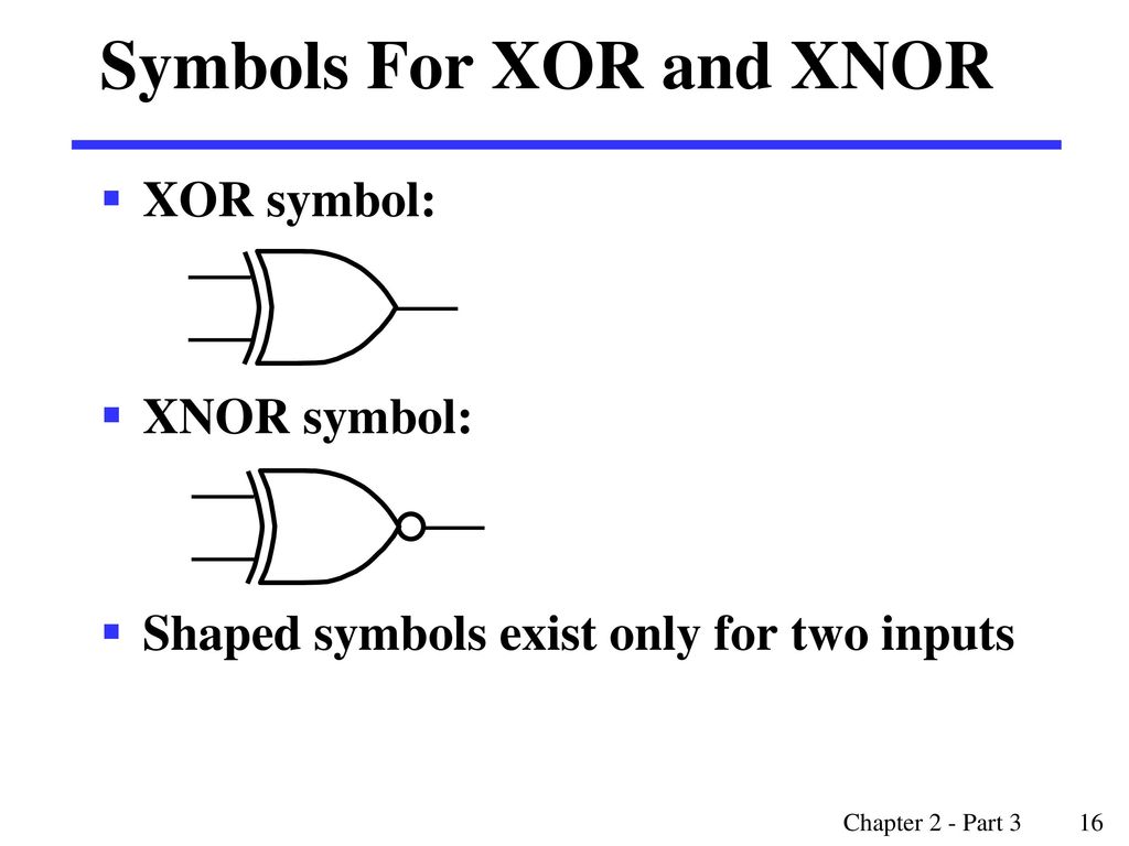 Xor на схеме