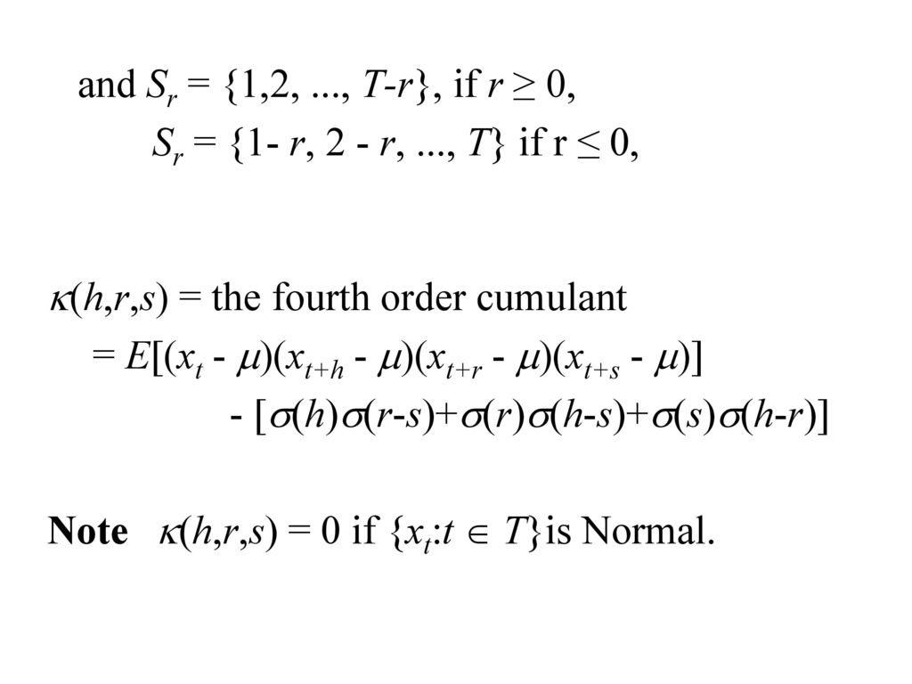 Estimation Of The Spectral Density Function Ppt Download
