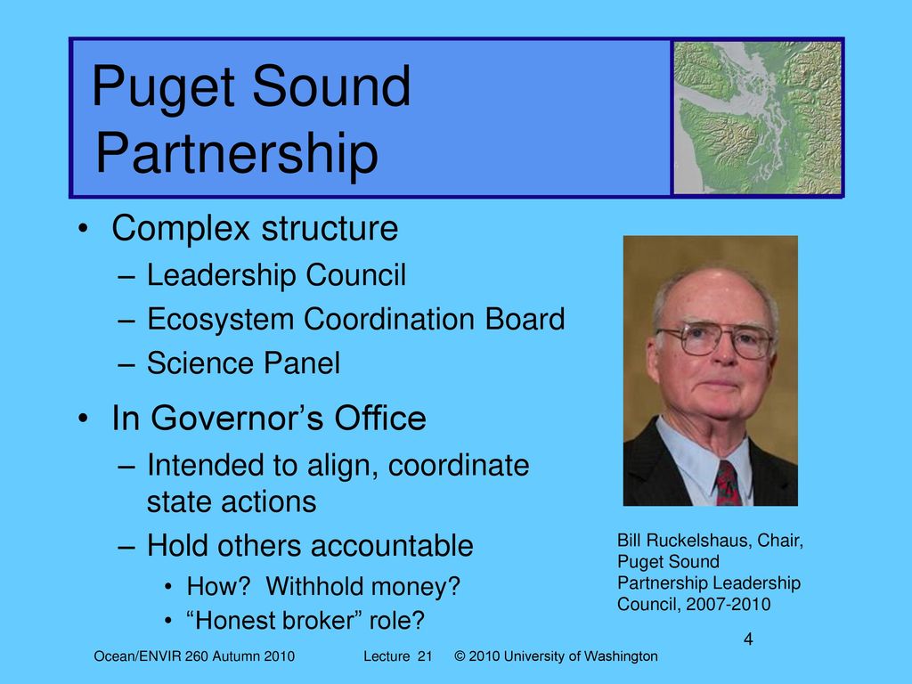 Ocean envir 260 the puget sound partnership lecture 21 ppt download