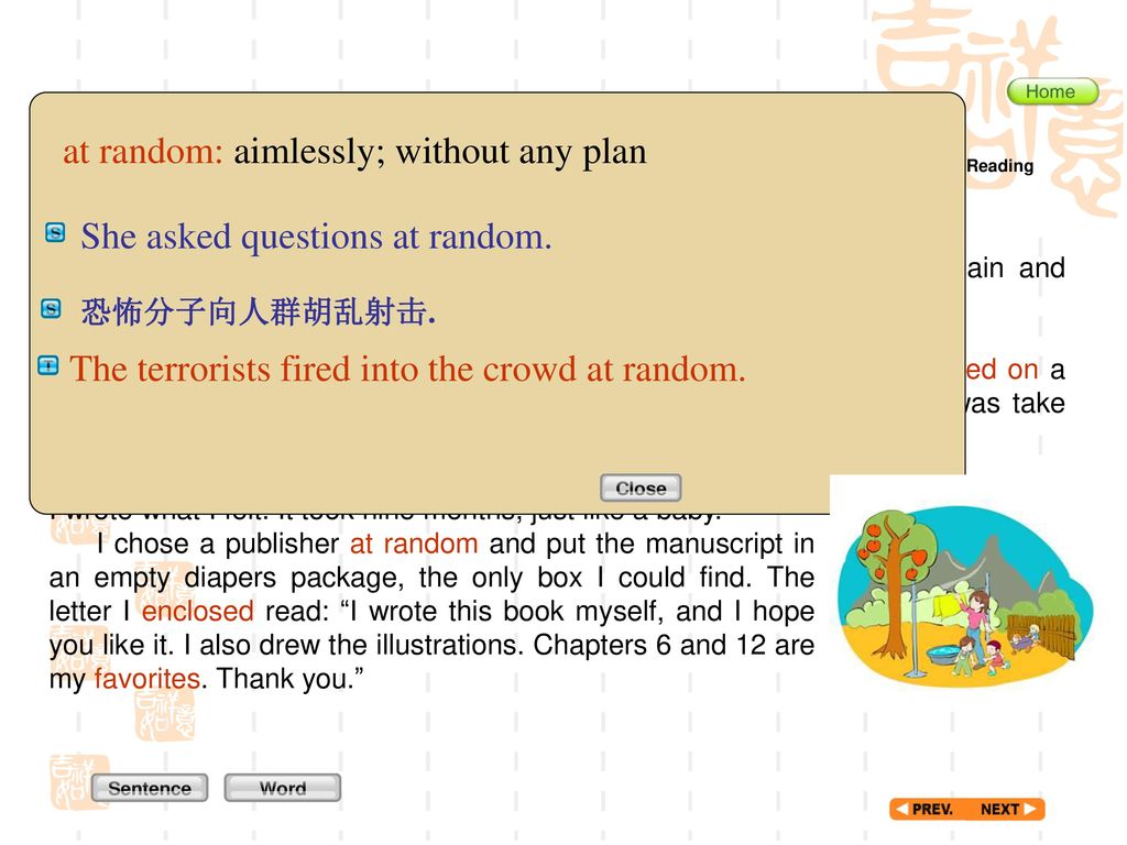Article3_W _at random at random: aimlessly; without any plan