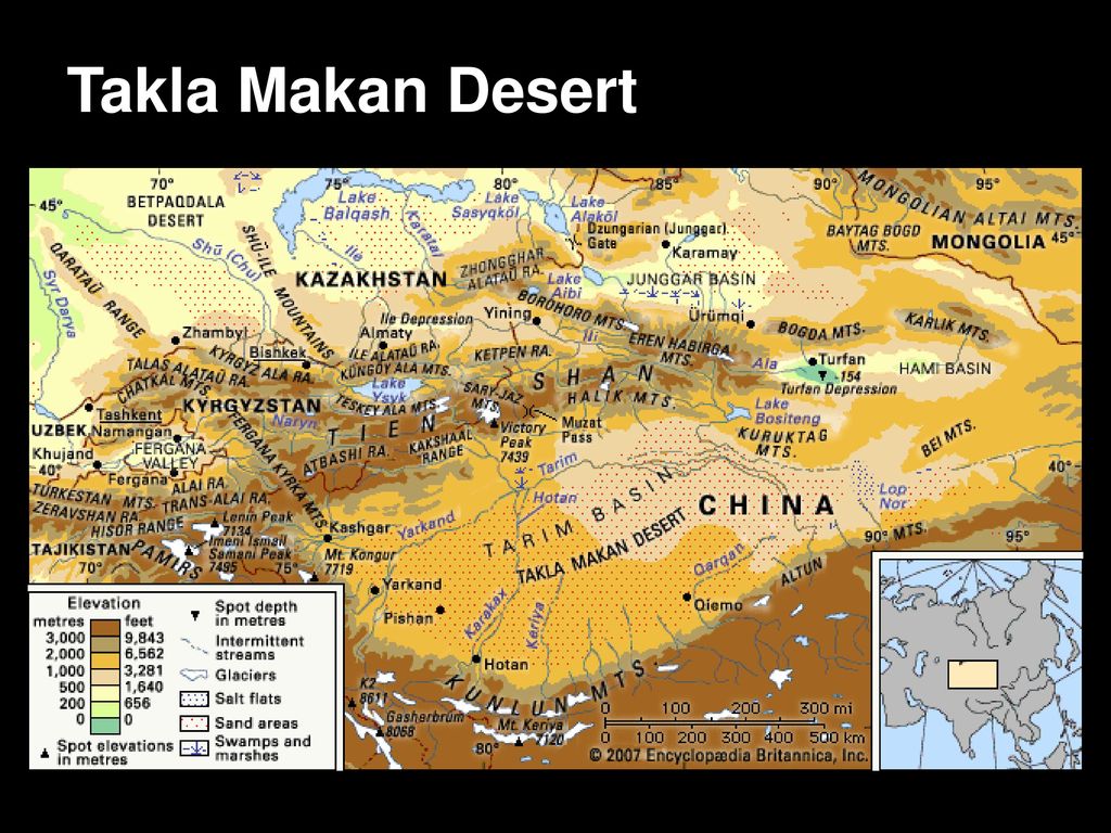 Пустыня такла макан в какой части света. Пустыня Такла Макан на карте. Пустыни Такла-Макан на карте. Пустыня Такла Макан на карте Евразии. Пустыня Такла-Макан на карте Китая.