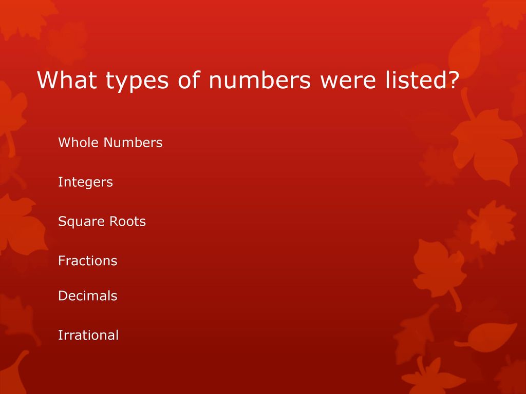 Aim How Do We Classify Real Numbers Ppt Download aim-how-do-we-classify-real-numbers-ppt-download