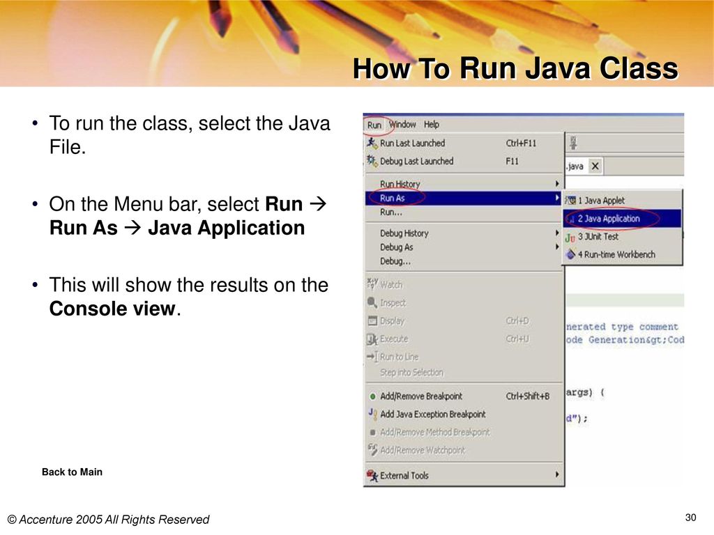 ATS Application Programming: Java Programming - ppt download