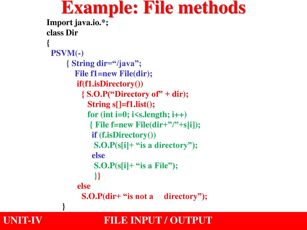 Topic File Input / Output