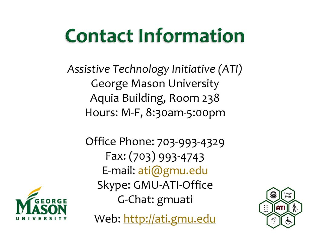 Mason Update Centralizing Captioning Korey Singleton, Manager