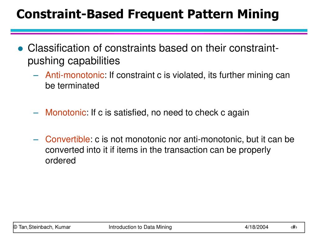 Data mining association analysis basic concepts and algorithms ppt