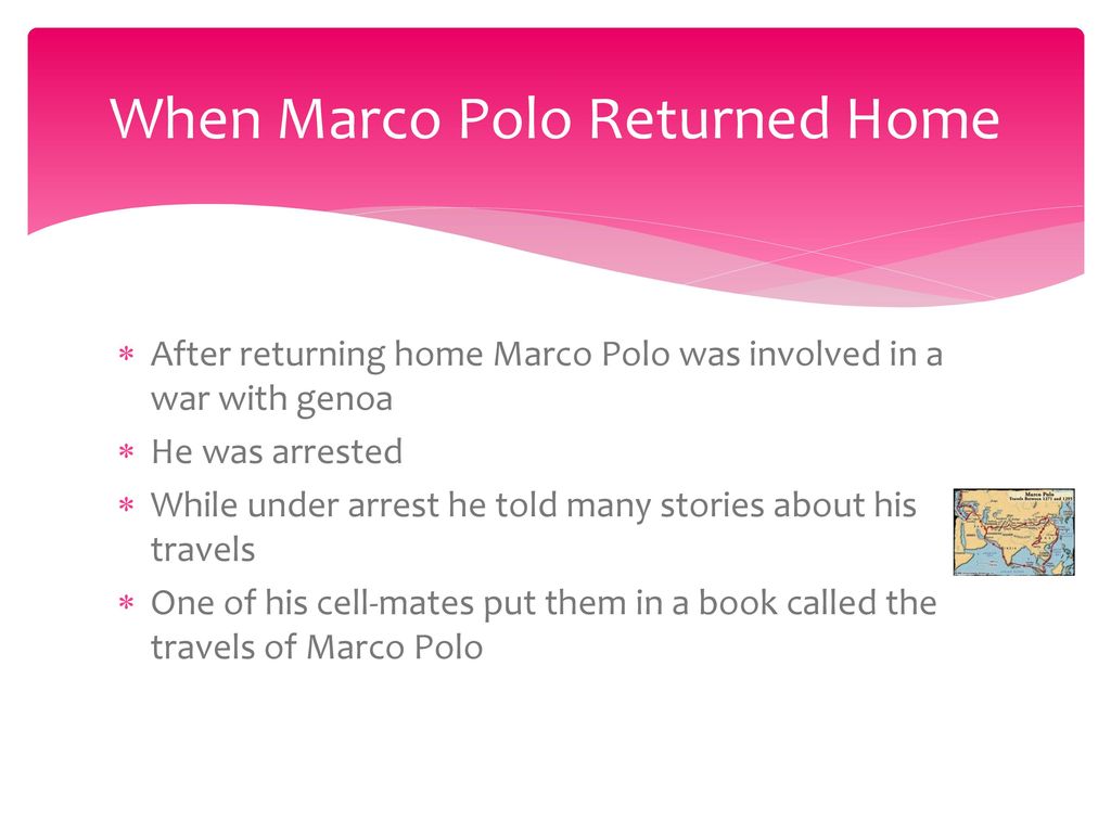 Marco Polo The Explorer - ppt download