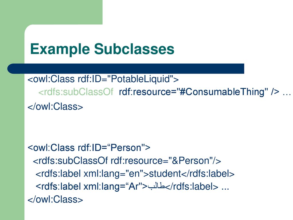 Web Ontology Language: OWL - ppt download