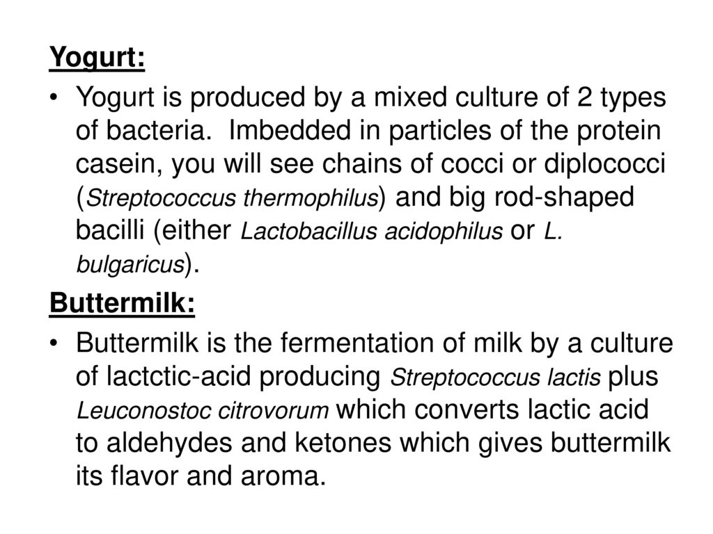 Yogurt: