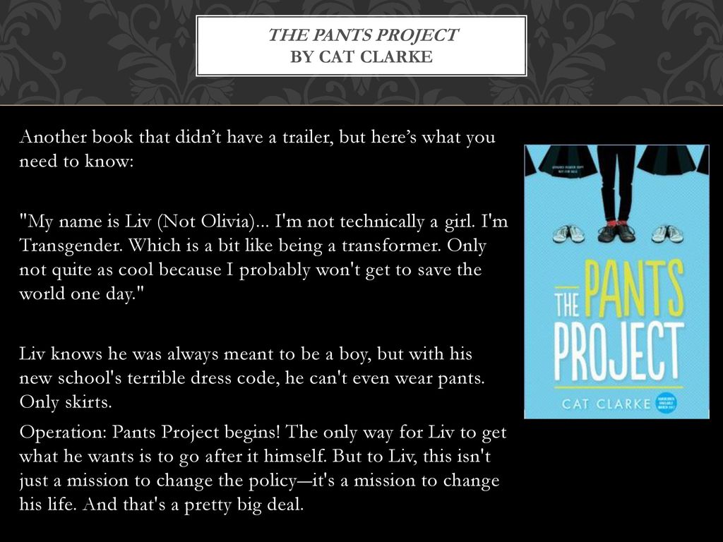 The Pants Project : A Librarian's Perspective Review - Mrs. ReaderPants