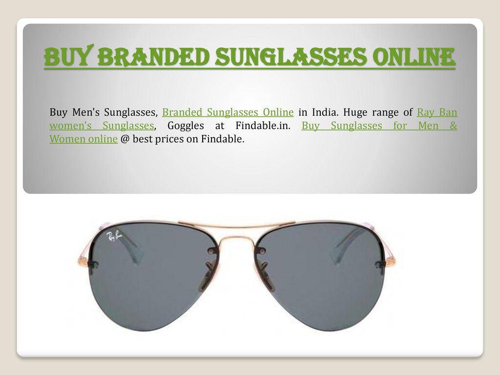 Shop Ray Ban Sunglasses Online Ppt Download