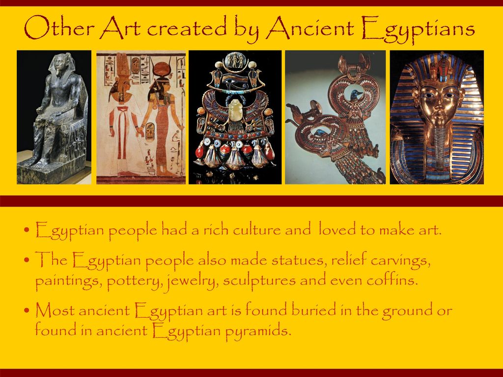 Other Art created by Ancient Egyptians