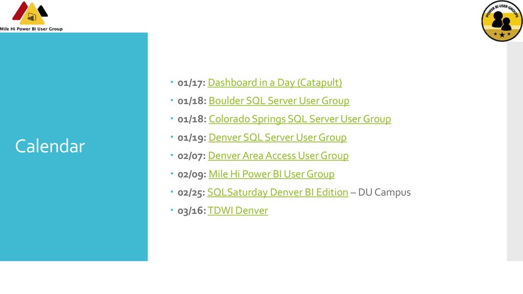 Mile hi power bi user group ppt download