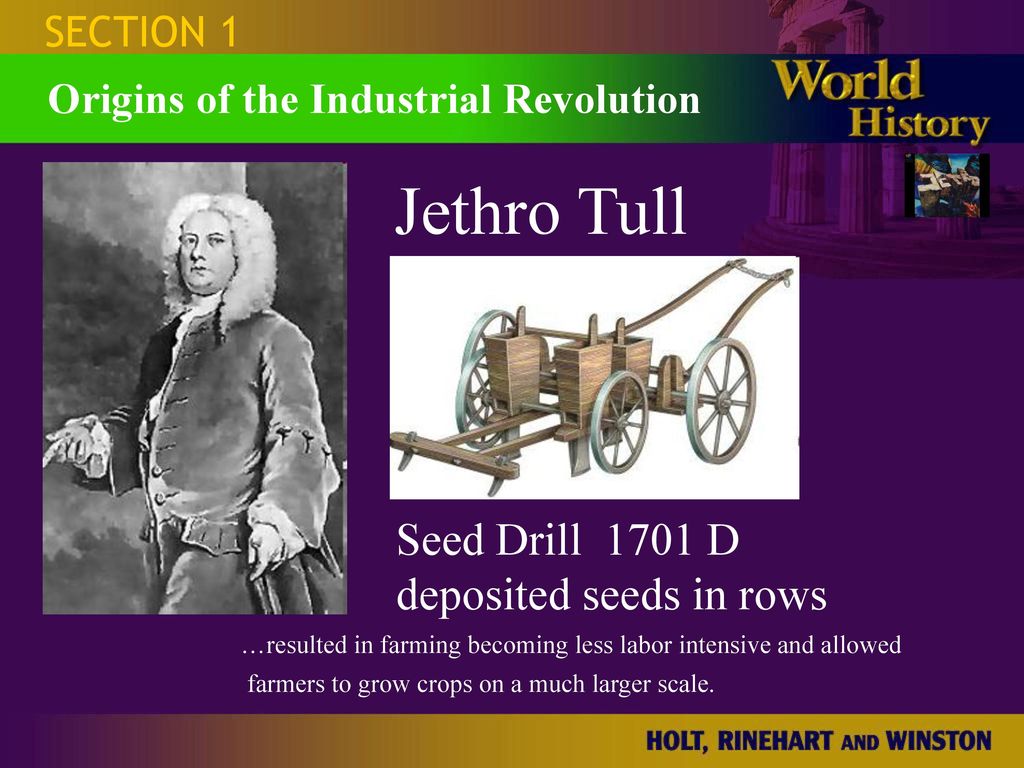 Jethro Tull  Agricultural Revolution, Seed Drill & Inventor