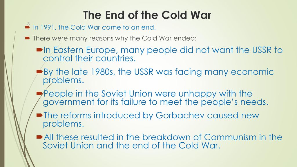 Om indstilling Byblomst fødselsdag The End of the Cold War Mr. Lugo. - ppt download