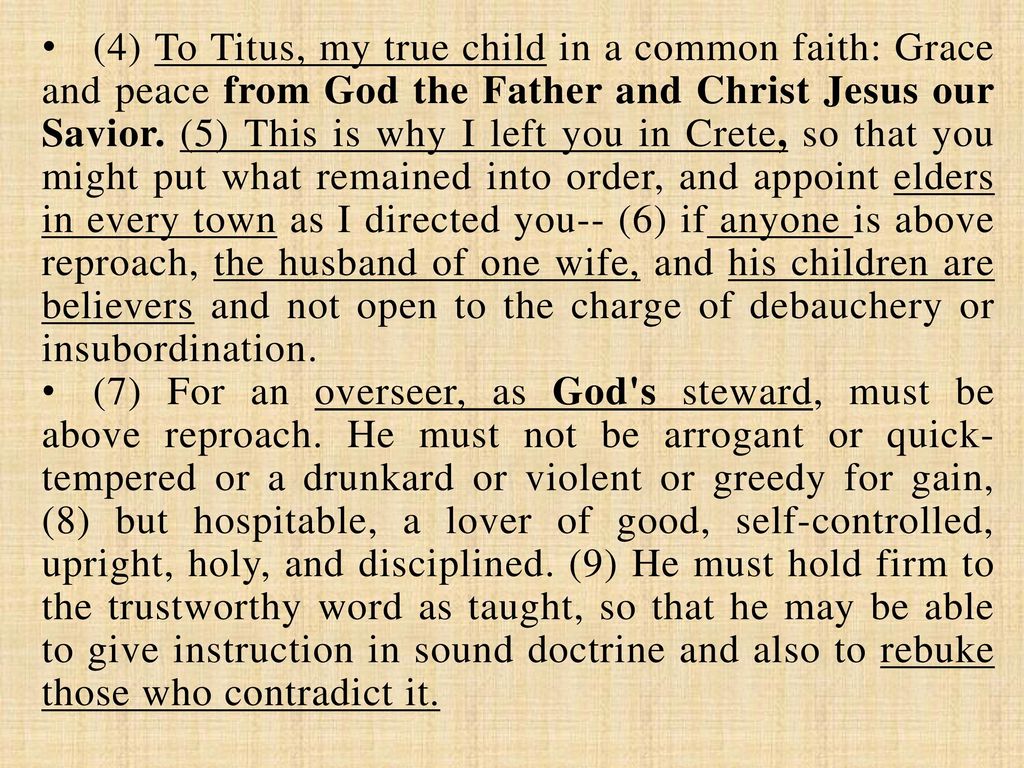 The Life of Christians in a Congregation: The Knowledge of the Truth