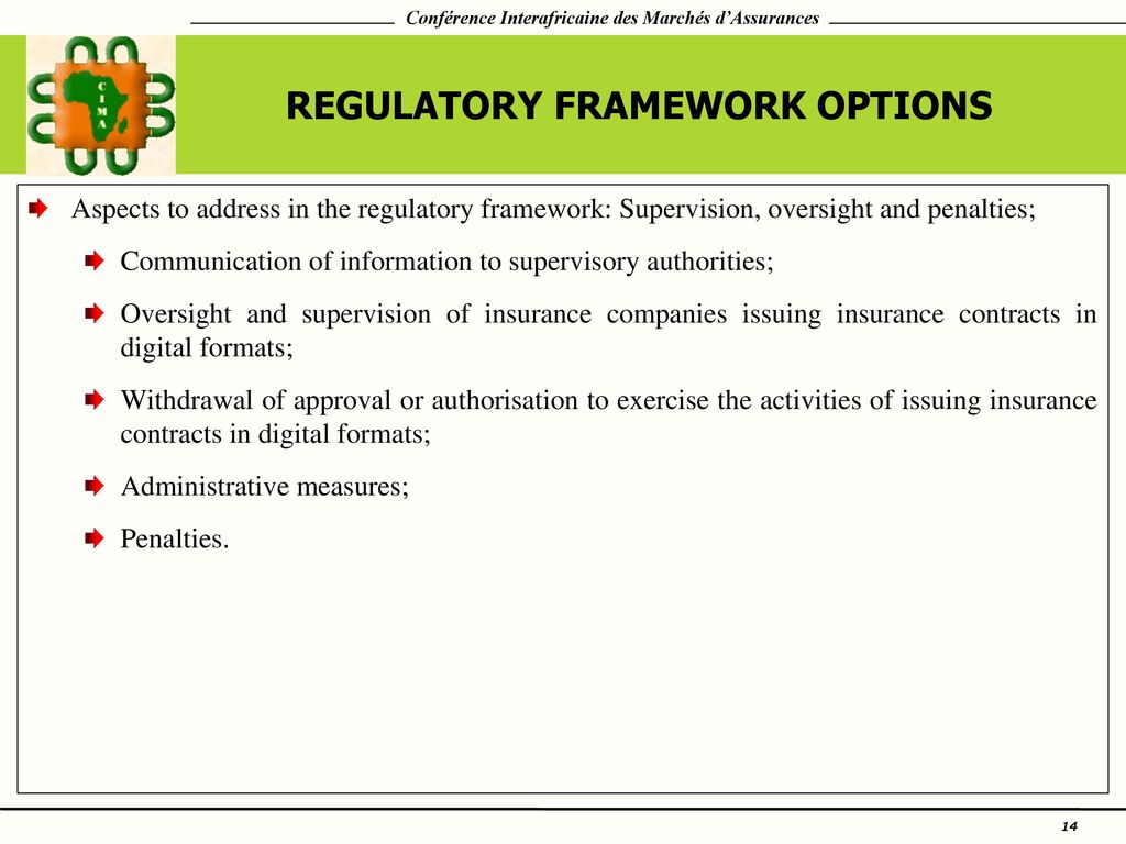 MOBILE INSURANCE AND REGULATORY FRAMEWORKS - Ppt Download