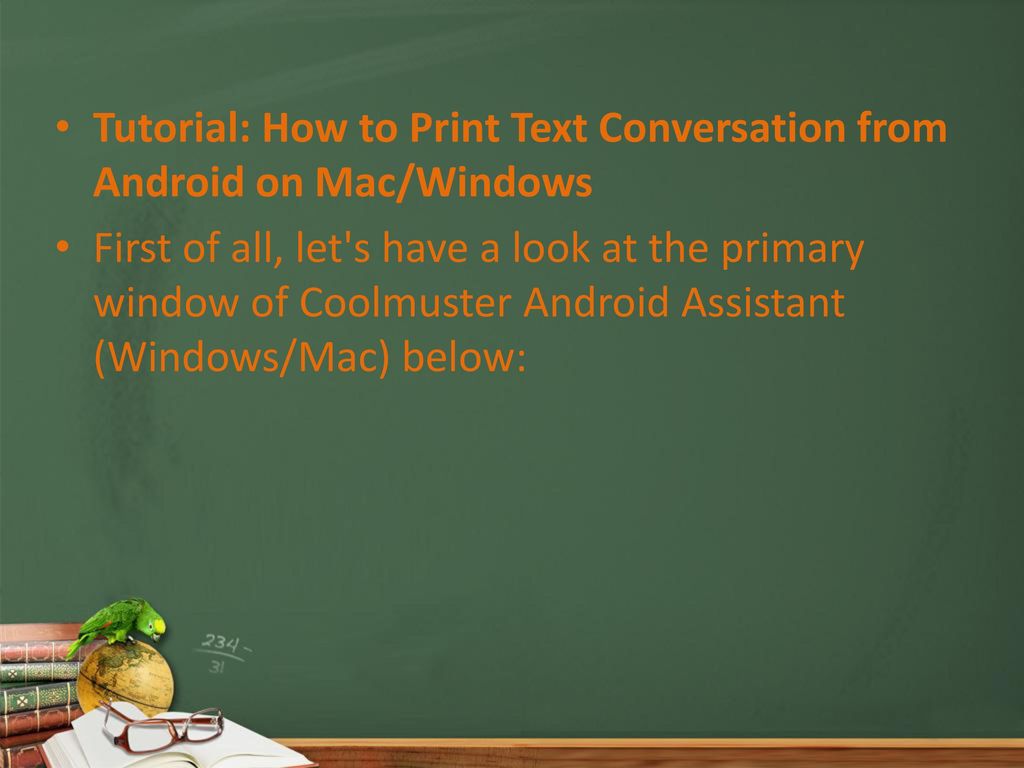 Print out text messages from android phone mac win ppt download
