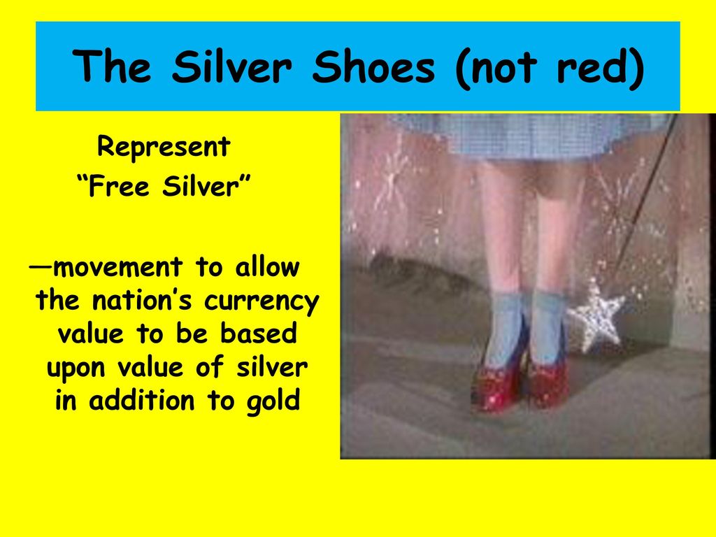 The Silver Shoes (not red)