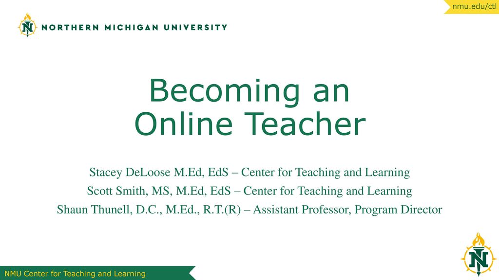 Becoming an Online Teacher - ppt download