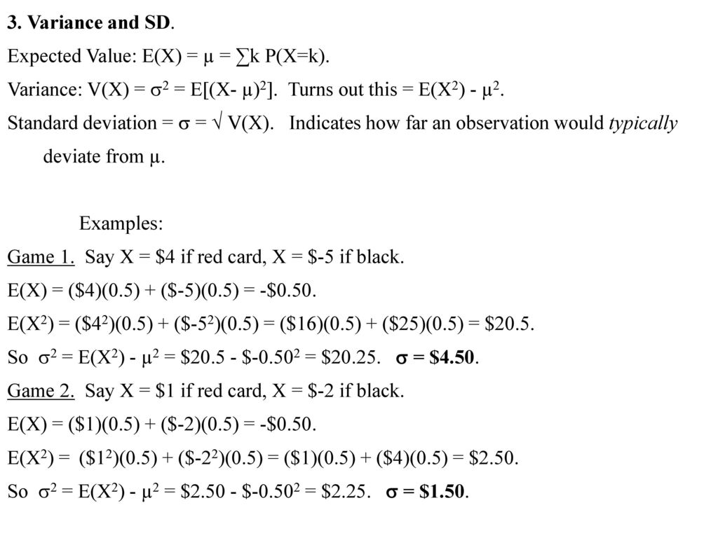 Stat 35b Introduction To Probability With Applications To Poker Ppt Download