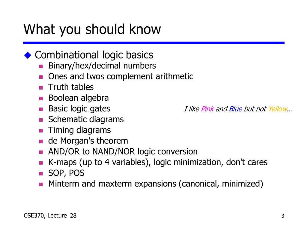 Lecture 28 logistics today ppt download